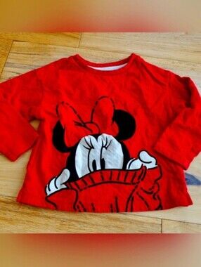 4t gap Disney Kids Red Minnie Mouse Shirt